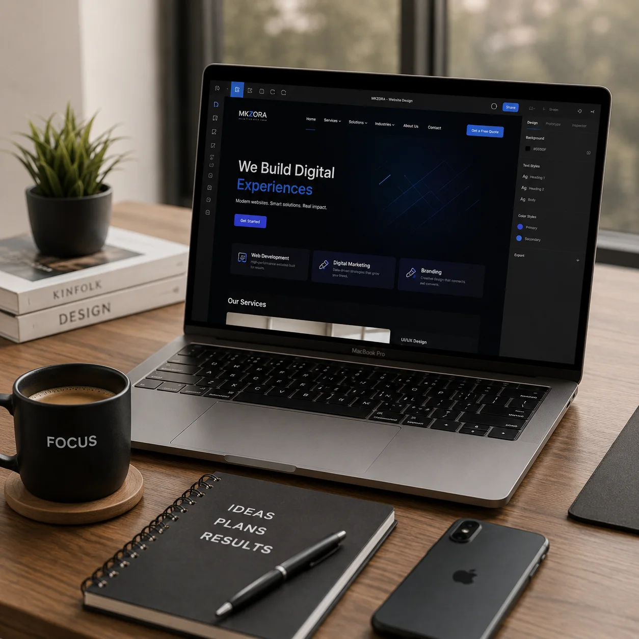 Modern workspace
